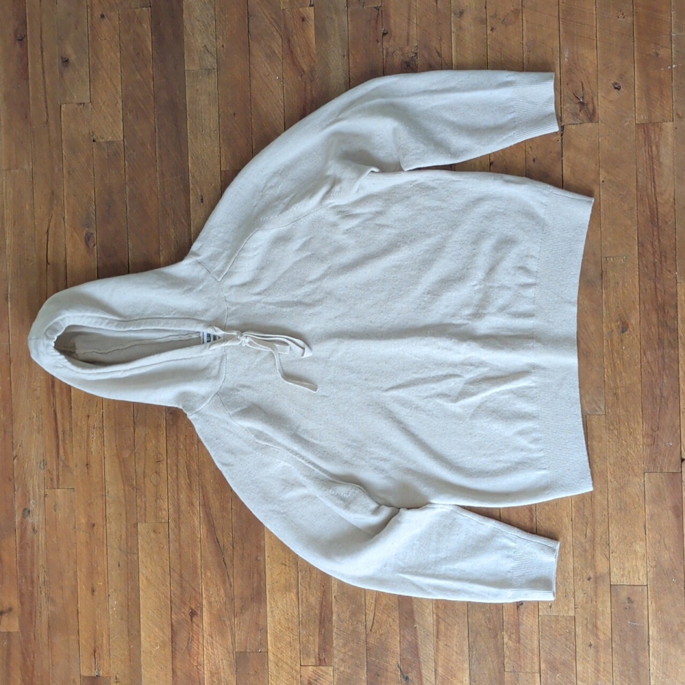 William Rast 100% Merino Wool Long Sleeve Hoodie M